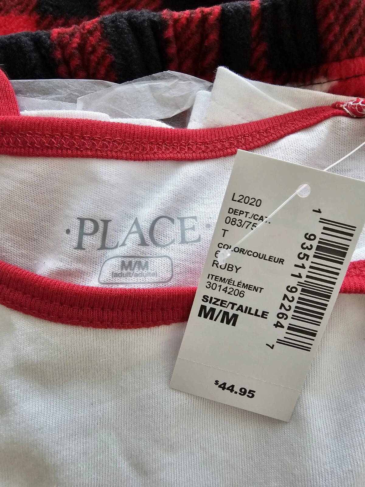 NWT Children's Place Mama bear pajama set, size medium women