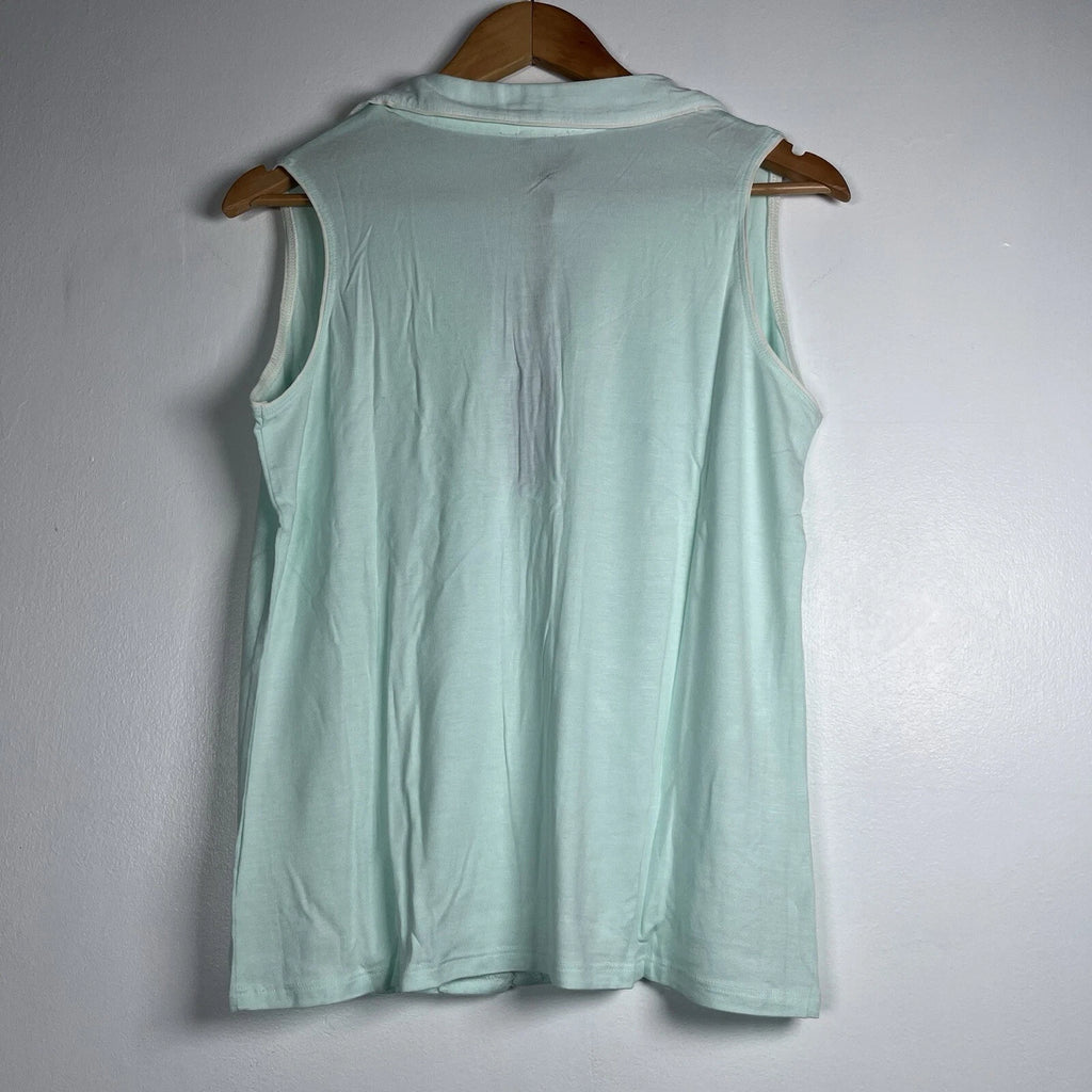 Hale Bob Sleeveless Modal Pajama Set Women's Small NWT In Green