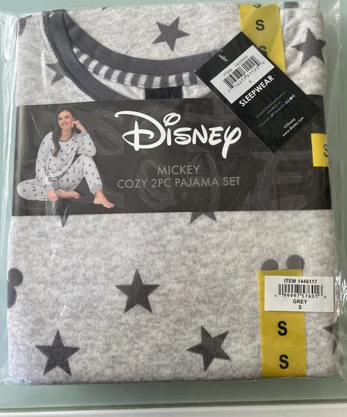 Disney Women's 2 Piece Cozy Pajama Set