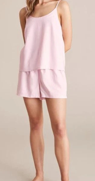 Ladies size XXL size 18 pink Linen /viscose summer cami pyjamas Target NEW A7035