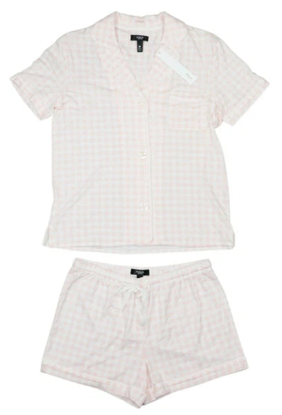 Aqua Pink Printed Pajama Set EB1512 Women's Size Large