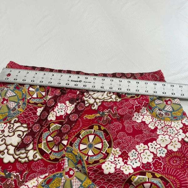 Nick & Nora Red Boho Chic Pajamas 2 Pc Set Plus Size XXL
