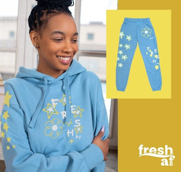 Febreze Fresh AF Sweatsuit (Size Small) Dani Klaric