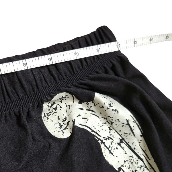 Spirit Halloween Skeleton Pajamas Lounge Set Black Women's Unisex Small