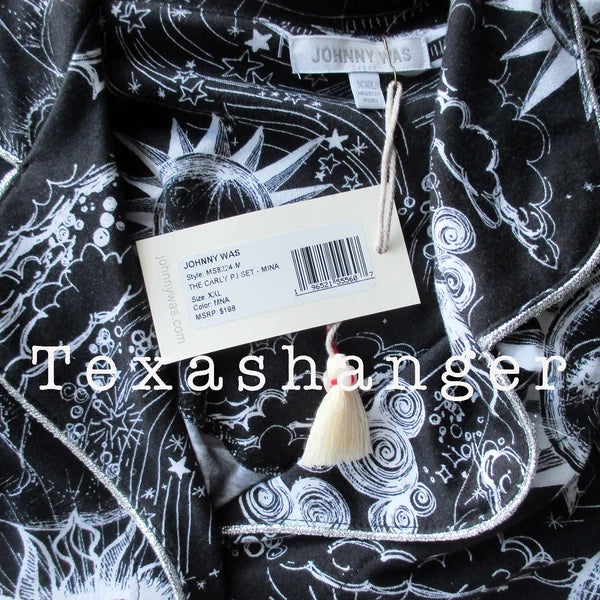 NWT Johnny Was THE CARLY PJ SET XXL Mina