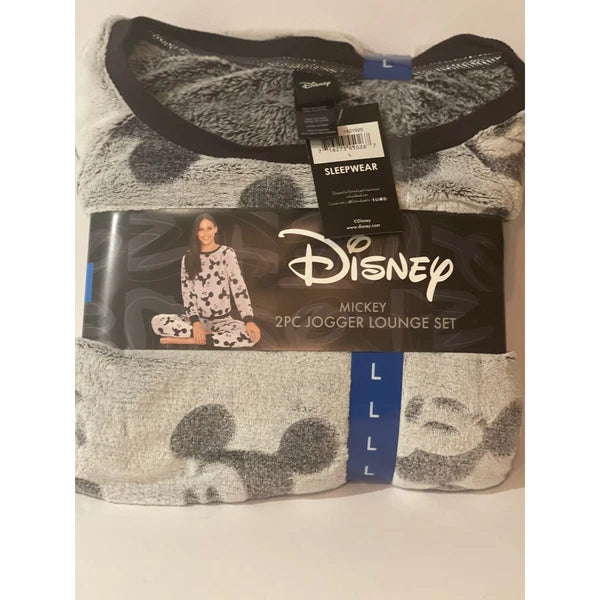 Disney Mickey 2 piece Lounger Pajama Set Large NWT Separates