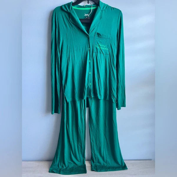 Jenni Women's Supersoft Notched-Collar Pajamas Set - XS