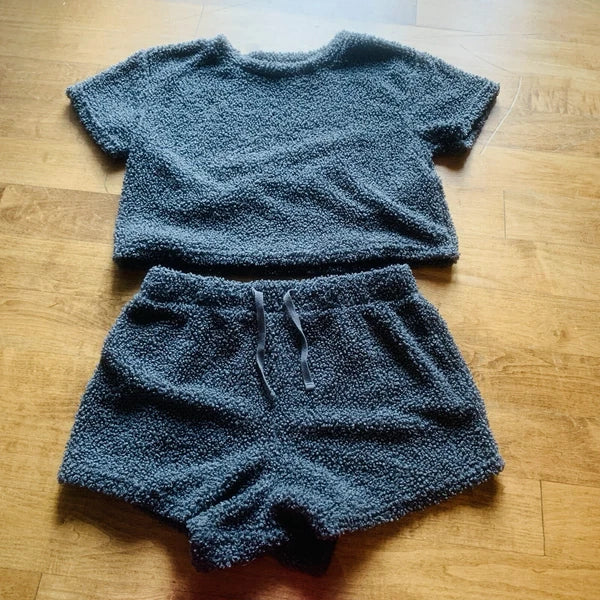 BRAVE SOUL LONDON Gray  SHORT SET Lounge Wear SET SIZE Medium