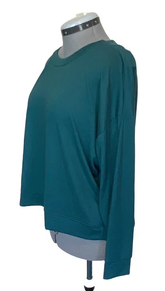 Jenni Women's Crewneck Long Sleeve Pajama Set June Bug Buffalo Check XL