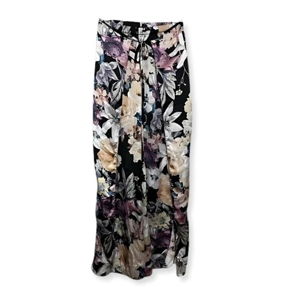 Midnight Laundry Sleepwear Set Sleeveless Top Pull On Pants Floral Multicolor XS