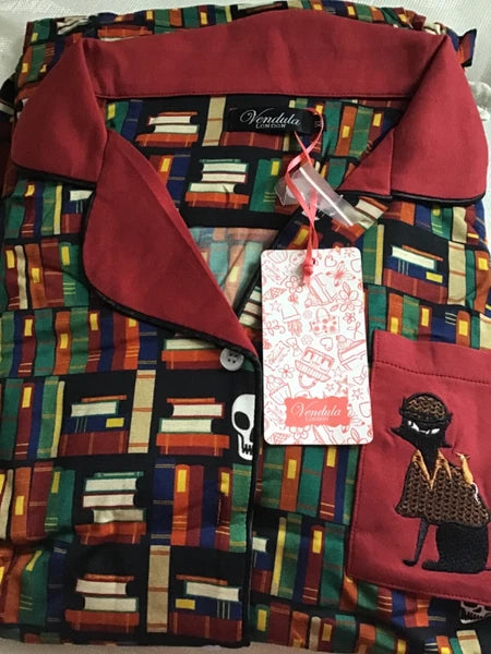 Vendula London Skull Print Pyjamas Set Size XL