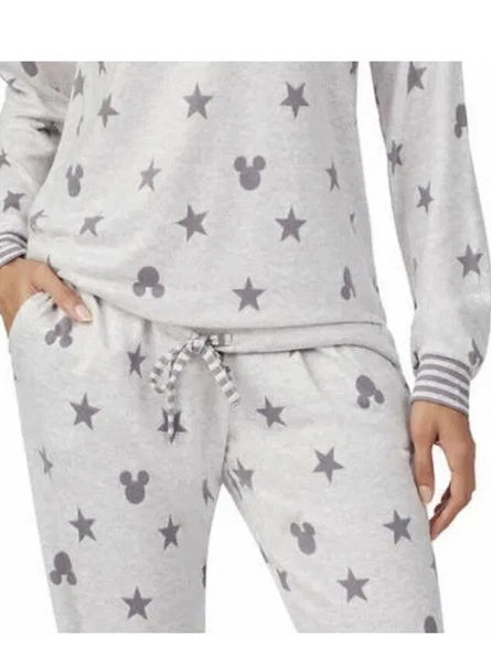 Disney Women's 2 Piece Cozy Pajama Set