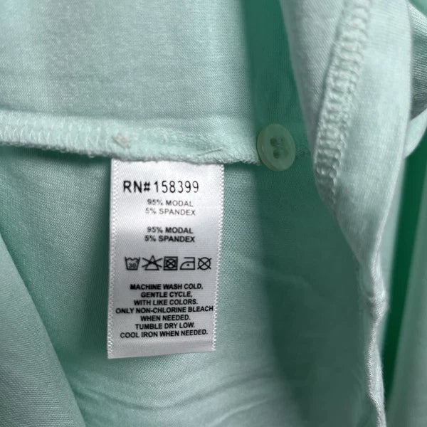 Hale Bob Sleeveless Modal Pajama Set Women's Small NWT In Green