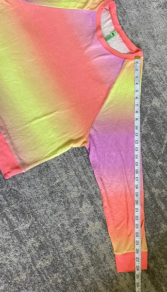 Honeydew Womens L Pajamas Tie Dye Multicolored Soft Lightweight New N3