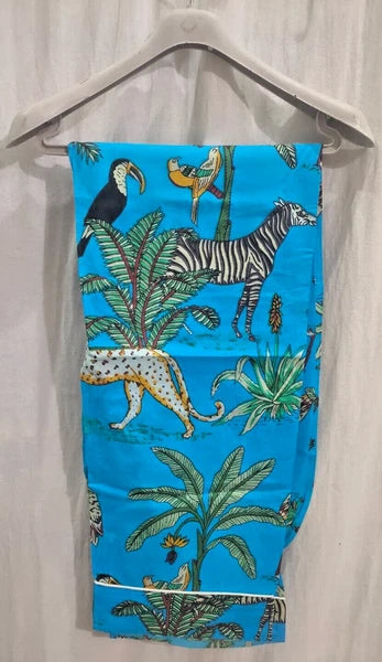 Handmade Handcrafted Indian Cotton Night Suit (PJ Set) For Women