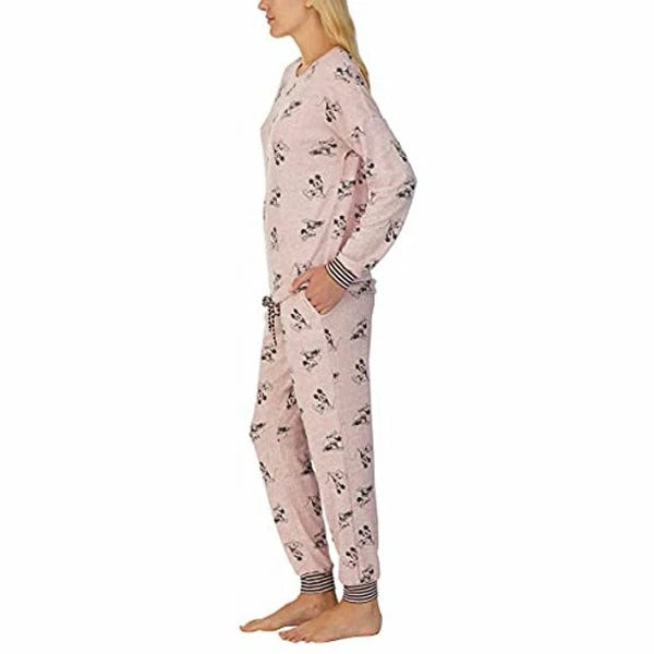 NWT Disney Minnie Cozy Ladies' 2-piece Set Pink Size S