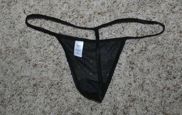 Babydoll Chemise Passion Black Sequined 2 Pc Pajamas Thong Set Womens-size S