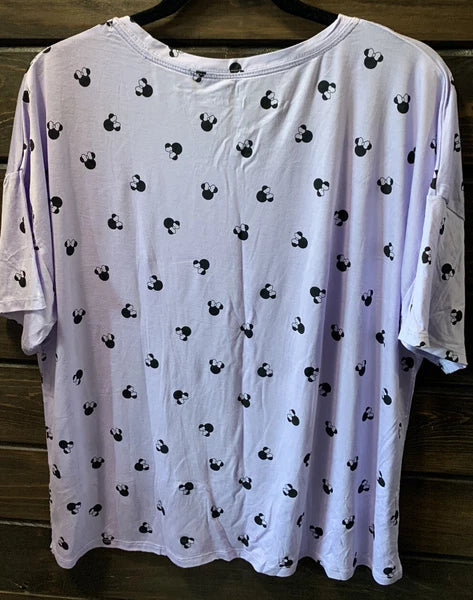 Disney Pajamas Set for women’s Purple Size L