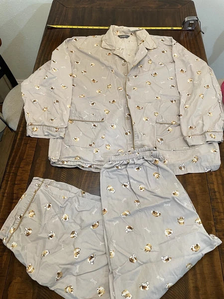 Golddeer Sleepwear set Puppy Pattern Boys/Men's size Lg