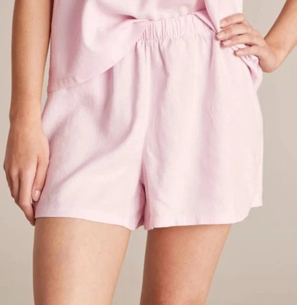 Ladies size XXL size 18 pink Linen /viscose summer cami pyjamas Target NEW A7035