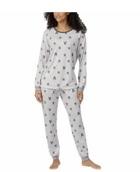 Disney Women's 2 Piece Cozy Pajama Set