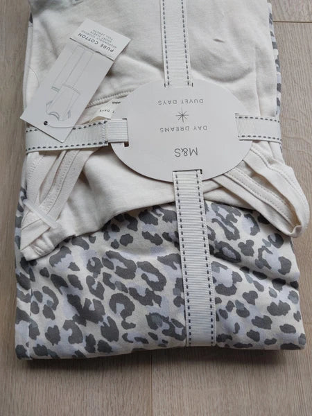 M&S Ladies Pyjama Set Size 20-22 Long Leg, Short Sleeve New