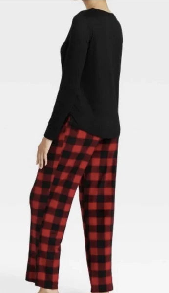 NWT Red & Black Buffalo Plaid Pajamas Set, Size XL