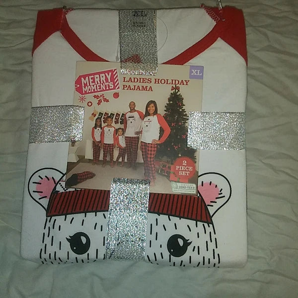 Merry Moments Ladies Holiday Pajamas size XL