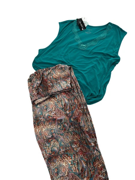 Paulienne women PJ - Size XL Teal Colour