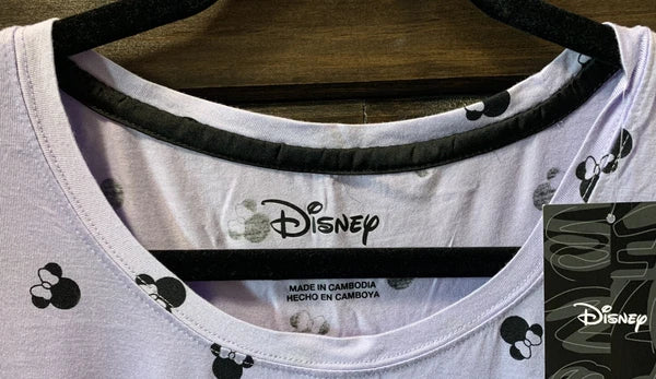 Disney Pajamas Set for women’s Purple Size L