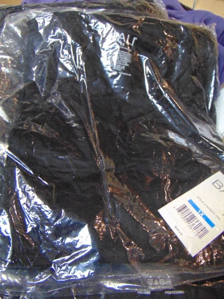 Pajama set Bali sleepwear Top base is LACE Retail $49 sz XL black