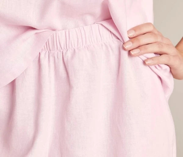Ladies size XXL size 18 pink Linen /viscose summer cami pyjamas Target NEW A7035