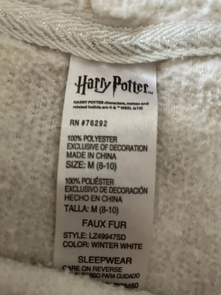Hogwarts Harry Potter Pajama Set Size Medium Women's