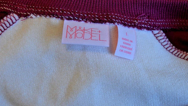 Make + Model  Women's 2-piece Pajamas Long Sleeves Size L New