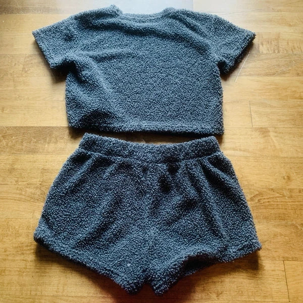 BRAVE SOUL LONDON Gray  SHORT SET Lounge Wear SET SIZE Medium