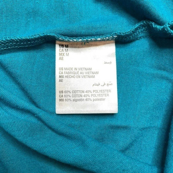 Charter Club Intimates V-Neck Pajama Shirts Bundle Grey & Deep Lagoon Teal Blue