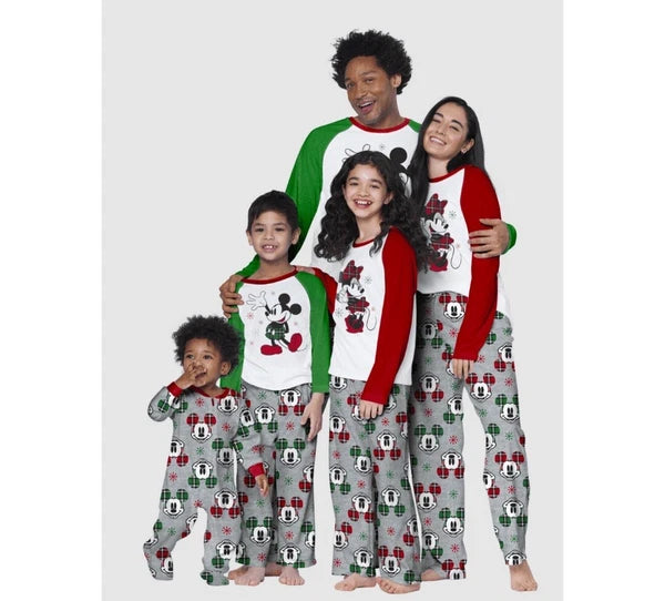 Disney Mickey Mouse & Minnie Mouse Matching Family Pajamas Set ( MoM ) XL