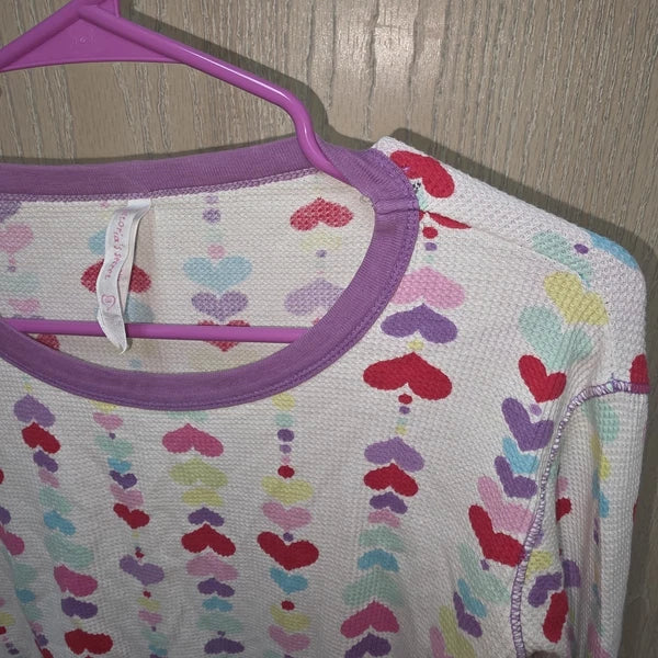 Victoria's Secret Rare Y2K 2-Piece Long John Pajama Set 100% Cotton Size Small