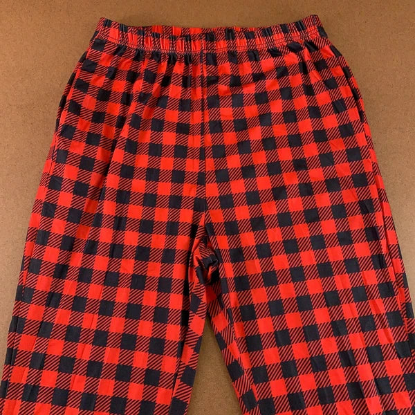 Cutematchy Womens Medium Christmas With My Tribe Graphic 2 Piece Pajama Set New