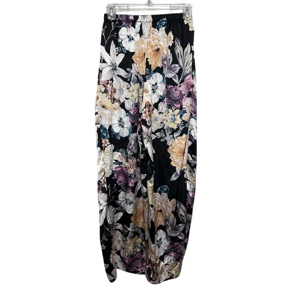 Midnight Laundry Sleepwear Set Sleeveless Top Pull On Pants Floral Multicolor XS