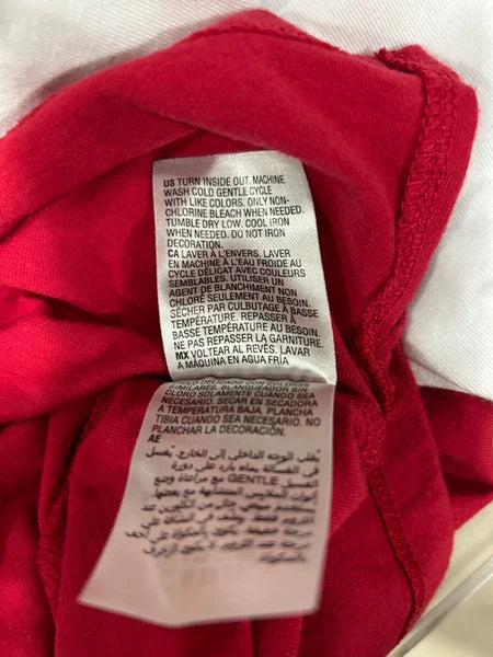 Macy's Womens Size XXL Ornament Print Family Pajama Set Red White Ho Ho
