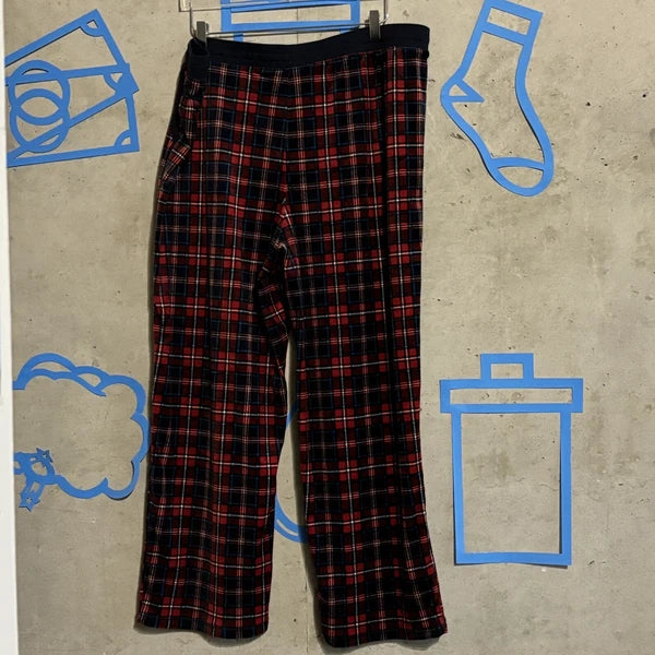 Nautica Women's Fleece Printed 2 Piece Pajama Set Red Multi Size XXL