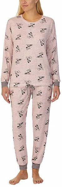 NWT Disney Minnie Cozy Ladies' 2-piece Set Pink Size S