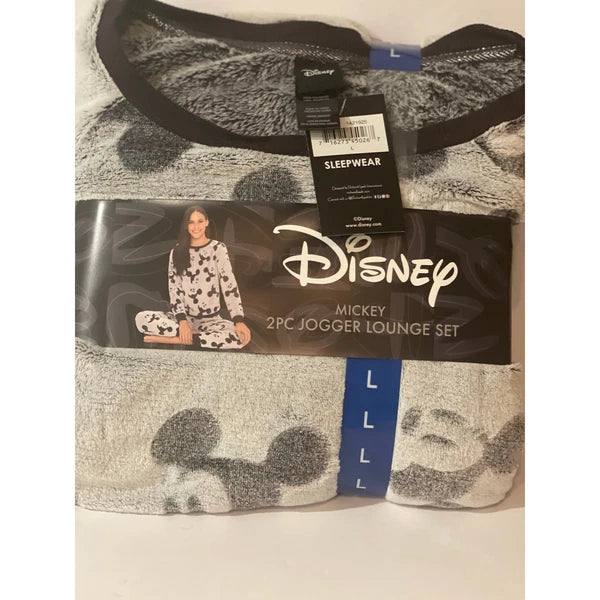 Disney Mickey 2 piece Lounger Pajama Set Large NWT Separates