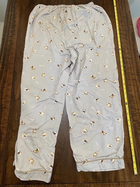 Golddeer Sleepwear set Puppy Pattern Boys/Men's size Lg
